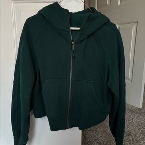 lululemon Dark Green Scuba Full Zip